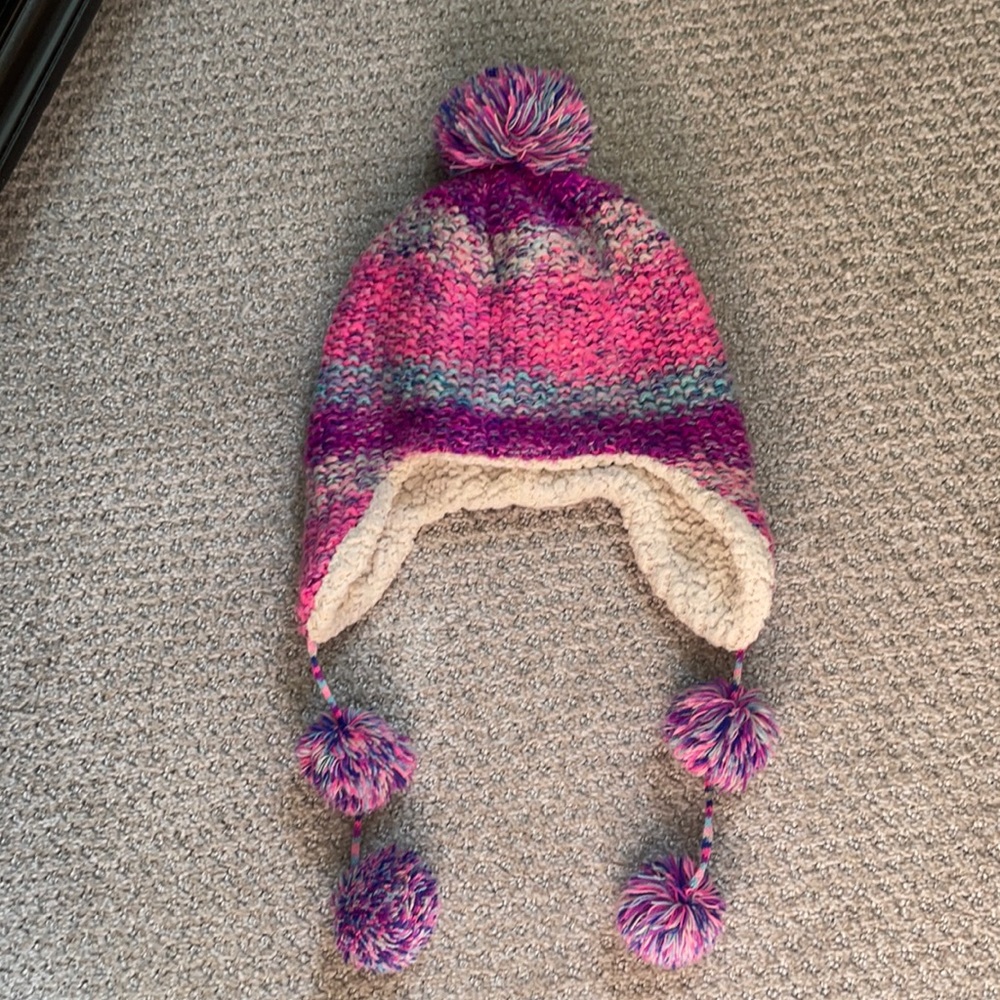 Girls Earflap Winter Hat